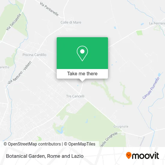 Botanical Garden map