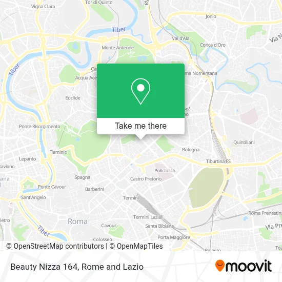 Beauty Nizza 164 map