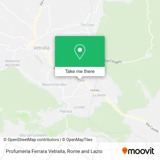Profumeria Ferrara Vetralla map