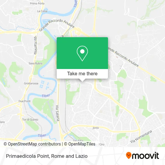 Primaedicola Point map