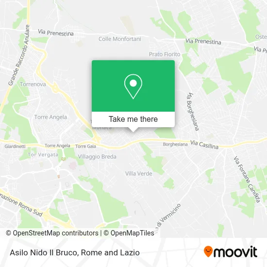 Asilo Nido Il Bruco map