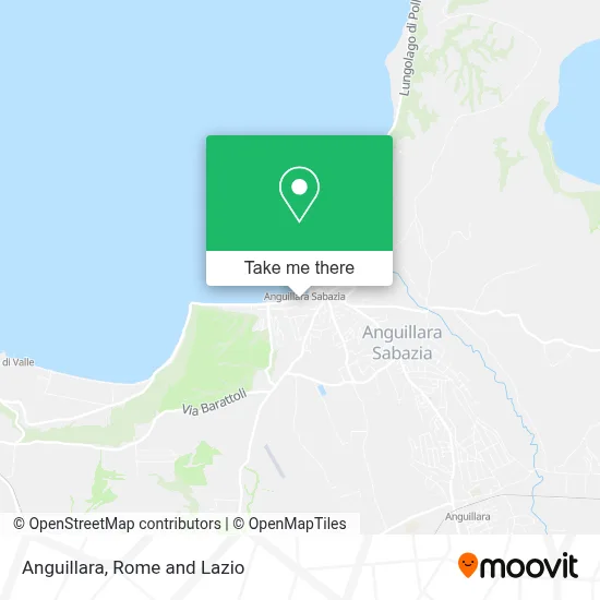 Anguillara map