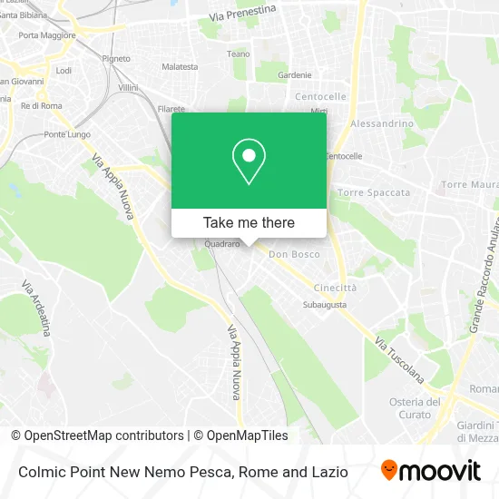 Colmic Point New Nemo Pesca map