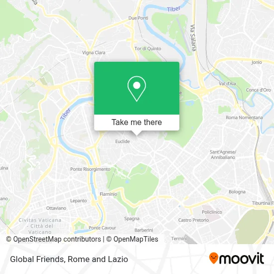 Global Friends map