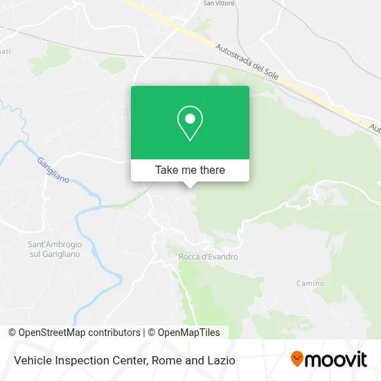 Vehicle Inspection Center map
