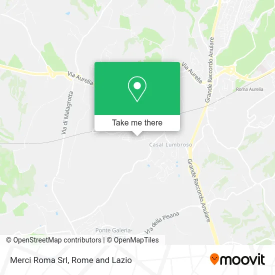 Merci Roma Srl map