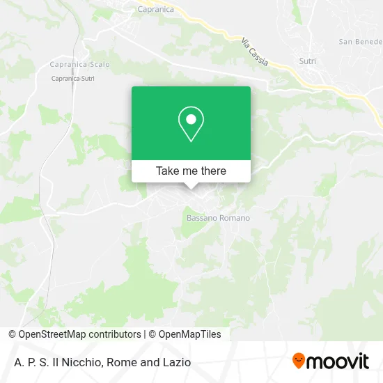 A. P. S. Il Nicchio map
