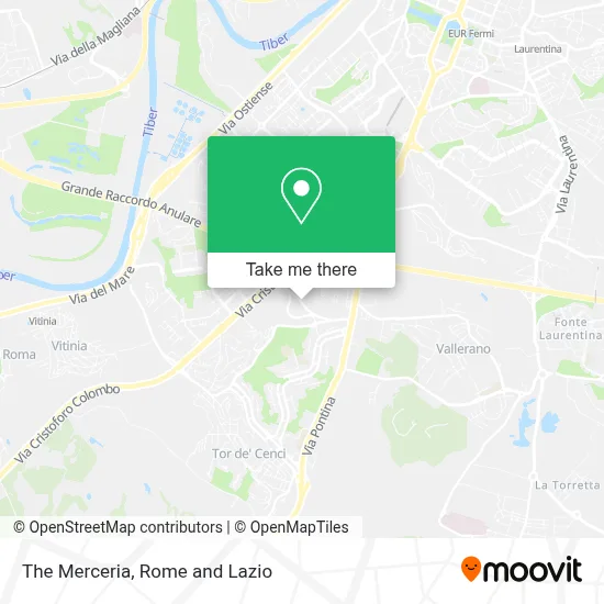 The Merceria map