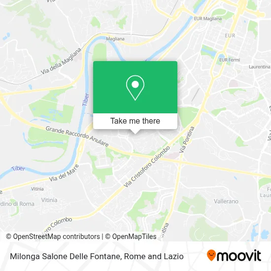 Milonga Salone Delle Fontane map
