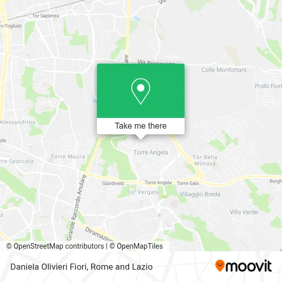 Daniela Olivieri Fiori map