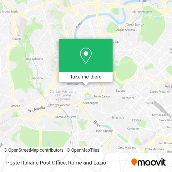 Poste Italiane Post Office map