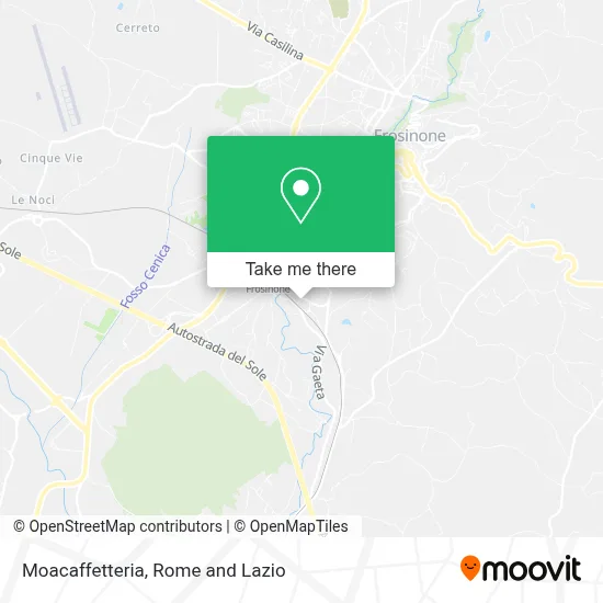 Moacaffetteria map