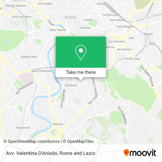 Avv. Valentina D'Aniello map