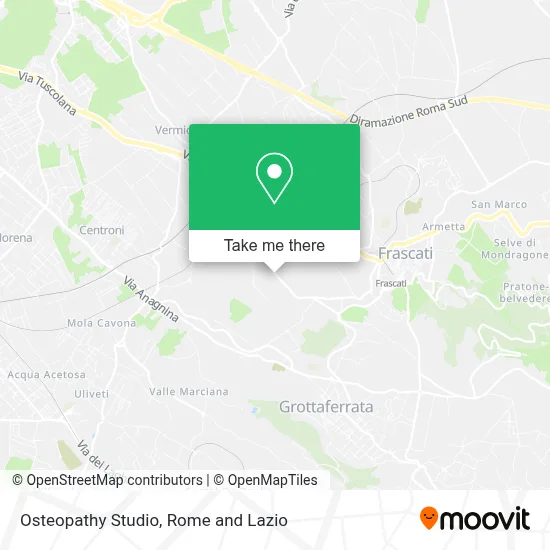 Osteopathy Studio map