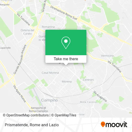 Prismatende map