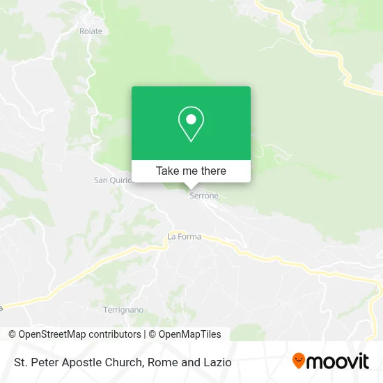 St. Peter Apostle Church map