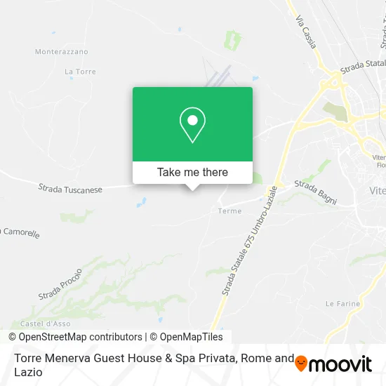 Torre Menerva Guest House & Spa Privata map