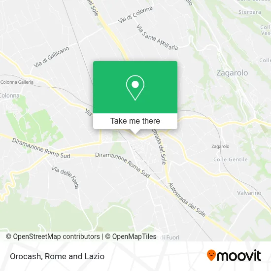 Orocash map