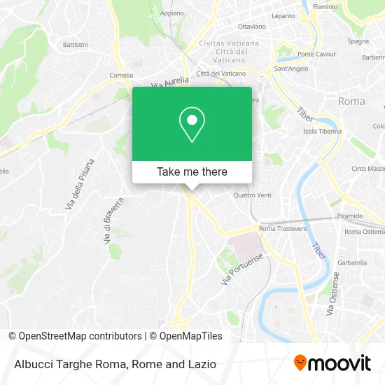 Albucci Targhe Roma map