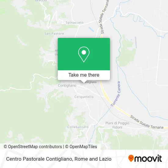 Centro Pastorale Contigliano map