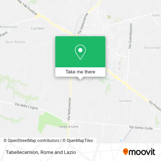 Tabellecamion map