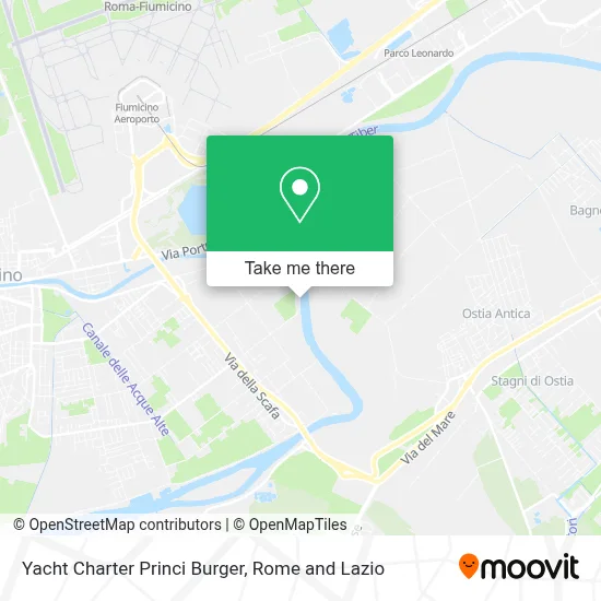 Yacht Charter Princi Burger map