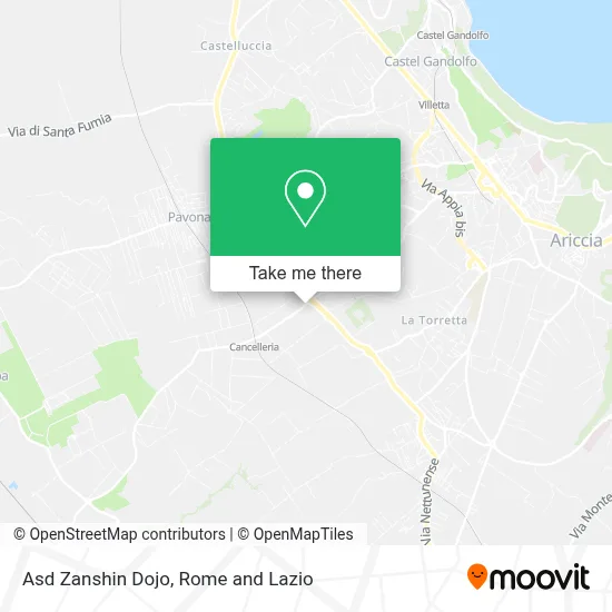 Asd Zanshin Dojo map