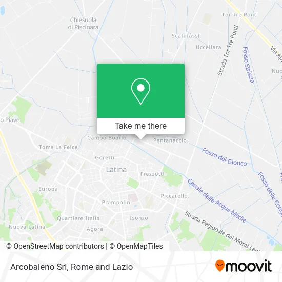 Arcobaleno Srl map
