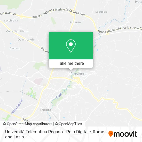 Università Telematica Pegaso - Polo Digitale map