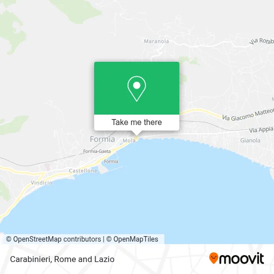 Carabinieri map