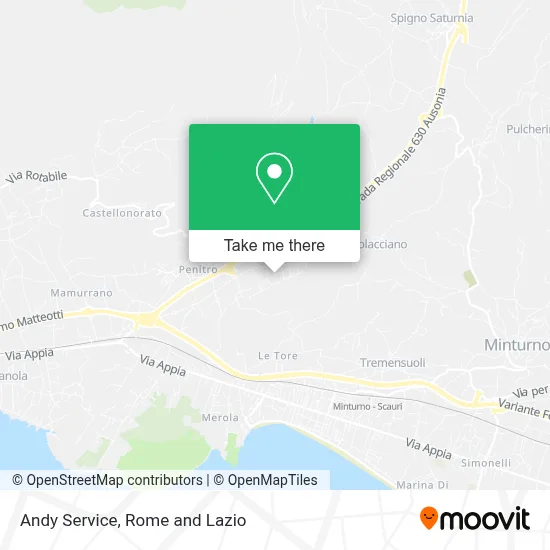 Andy Service map