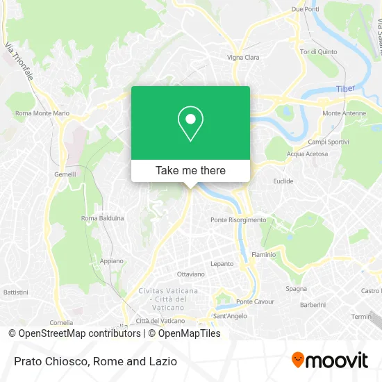 Prato Chiosco map