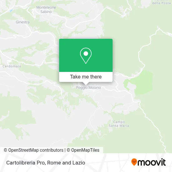 Cartolibreria Pro map