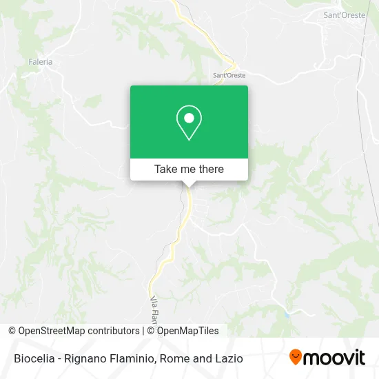 Biocelia - Rignano Flaminio map