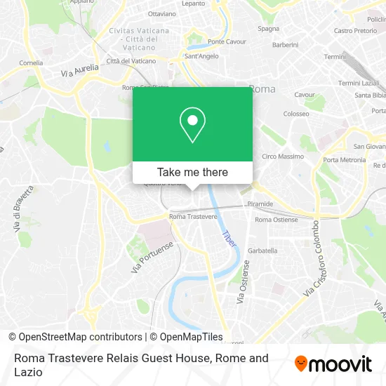 Roma Trastevere Relais Guest House map