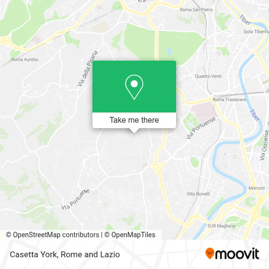 Casetta York map
