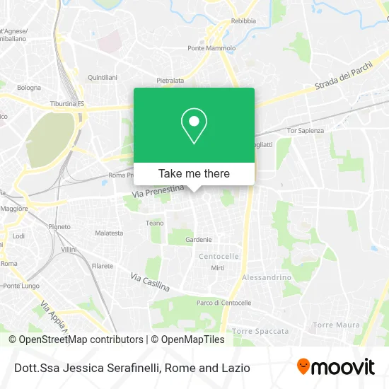 Dott.Ssa Jessica Serafinelli map