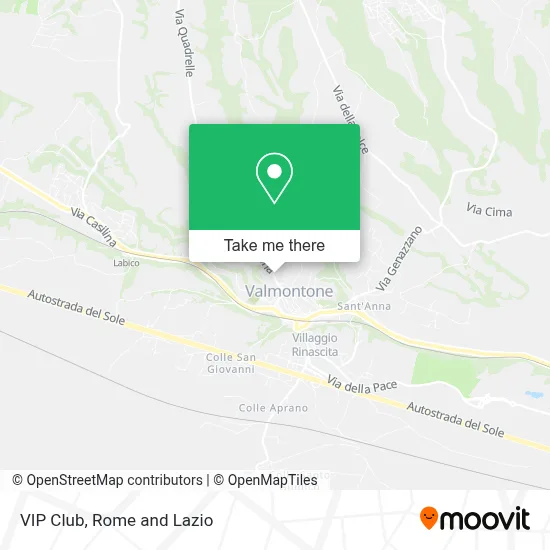 VIP Club map