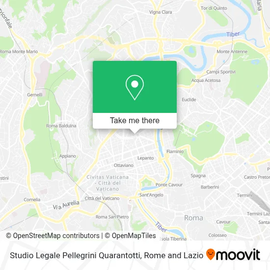 Studio Legale Pellegrini Quarantotti map