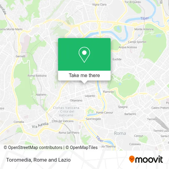 Toromedia map
