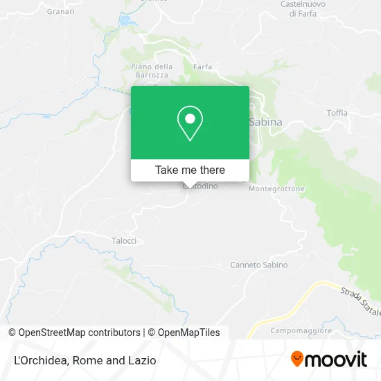L'Orchidea map
