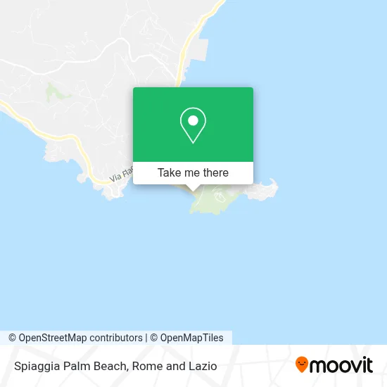 Spiaggia Palm Beach map