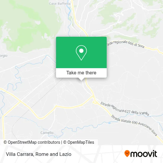 Villa Carrara map