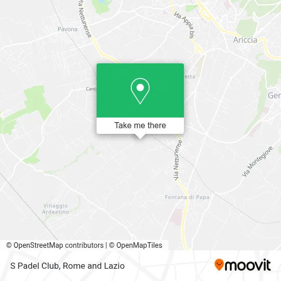 S Padel Club map