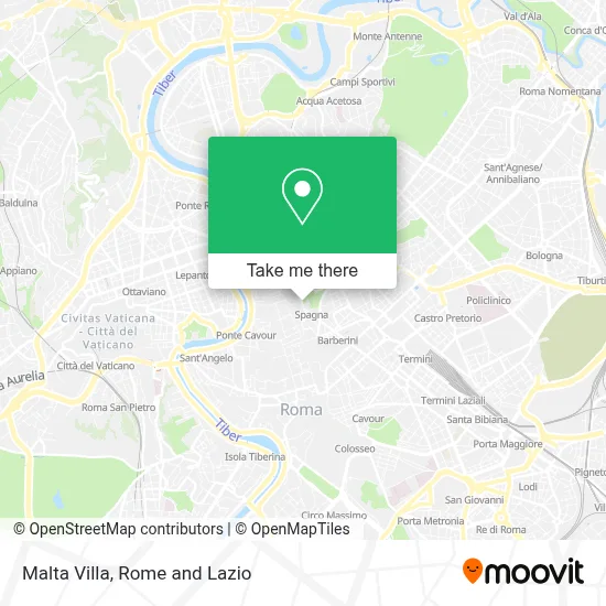 Malta Villa map