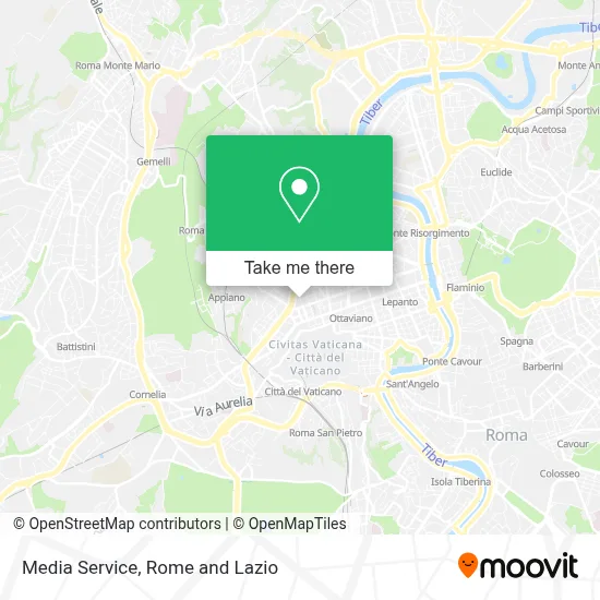 Media Service map
