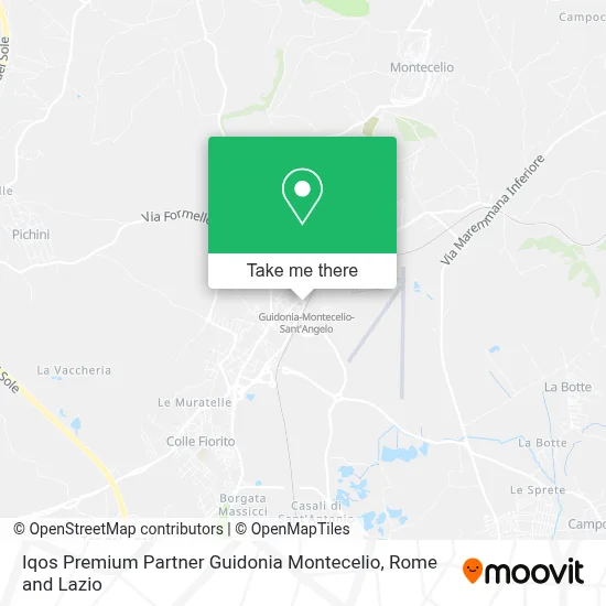 Iqos Premium Partner Guidonia Montecelio map
