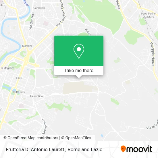 Frutteria Di Antonio Lauretti map