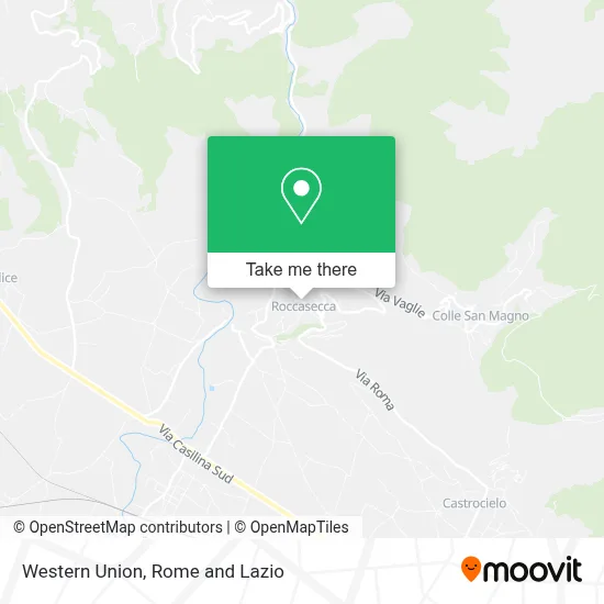 Western Union map