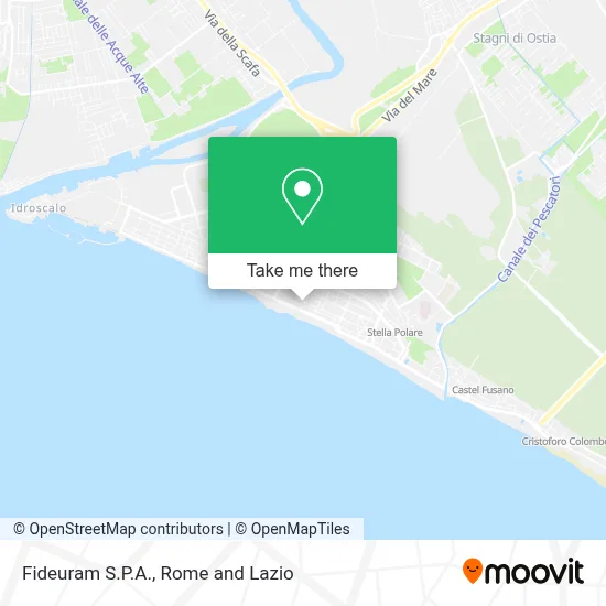 Fideuram S.P.A. map